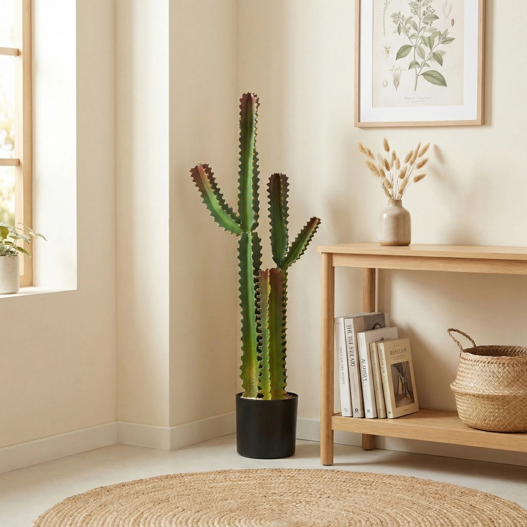 Pianta artificiale Cactus 111 cm ¨C Xylo ¨C Verde per interno casa ufficio