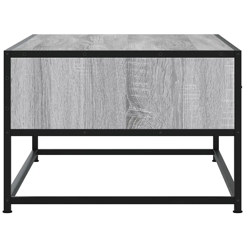 Tavolino salotto | Tavolino da caff¨¨ | Tavolino da Soggiorno Grigio Sonoma 100x50x35cm Multistrato Metallo