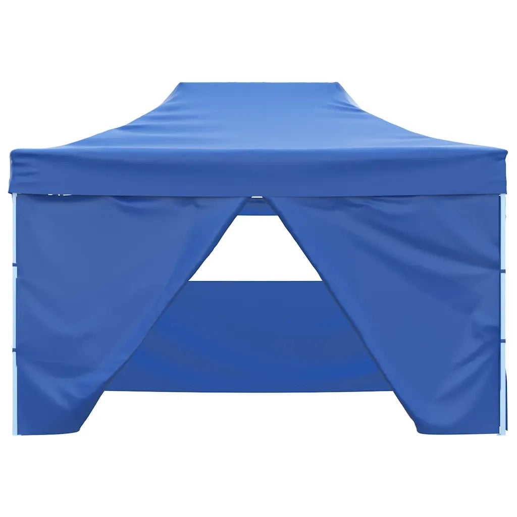 Tenda Pieghevole Pop-Up con 4 Pareti Laterali 3x4,5 m Blu 42512