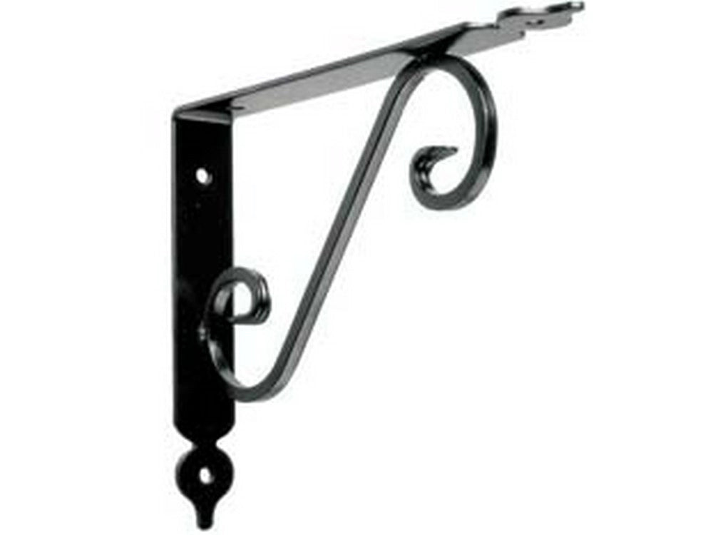 20pz mensole ornamentali brackets nere - mm.110x140x25 cod:ferx.fer390903