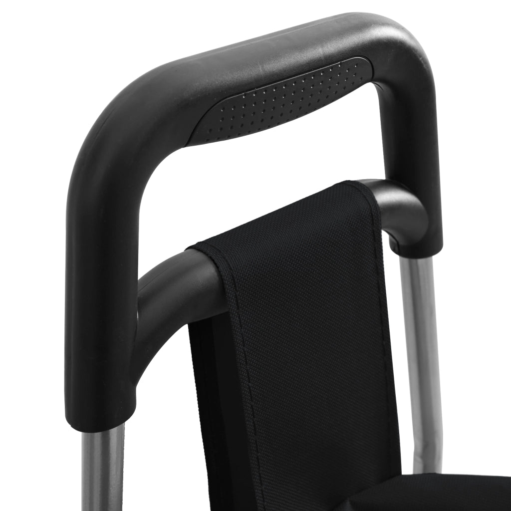 Carrello della Spesa  con Ruote Nero 35 L