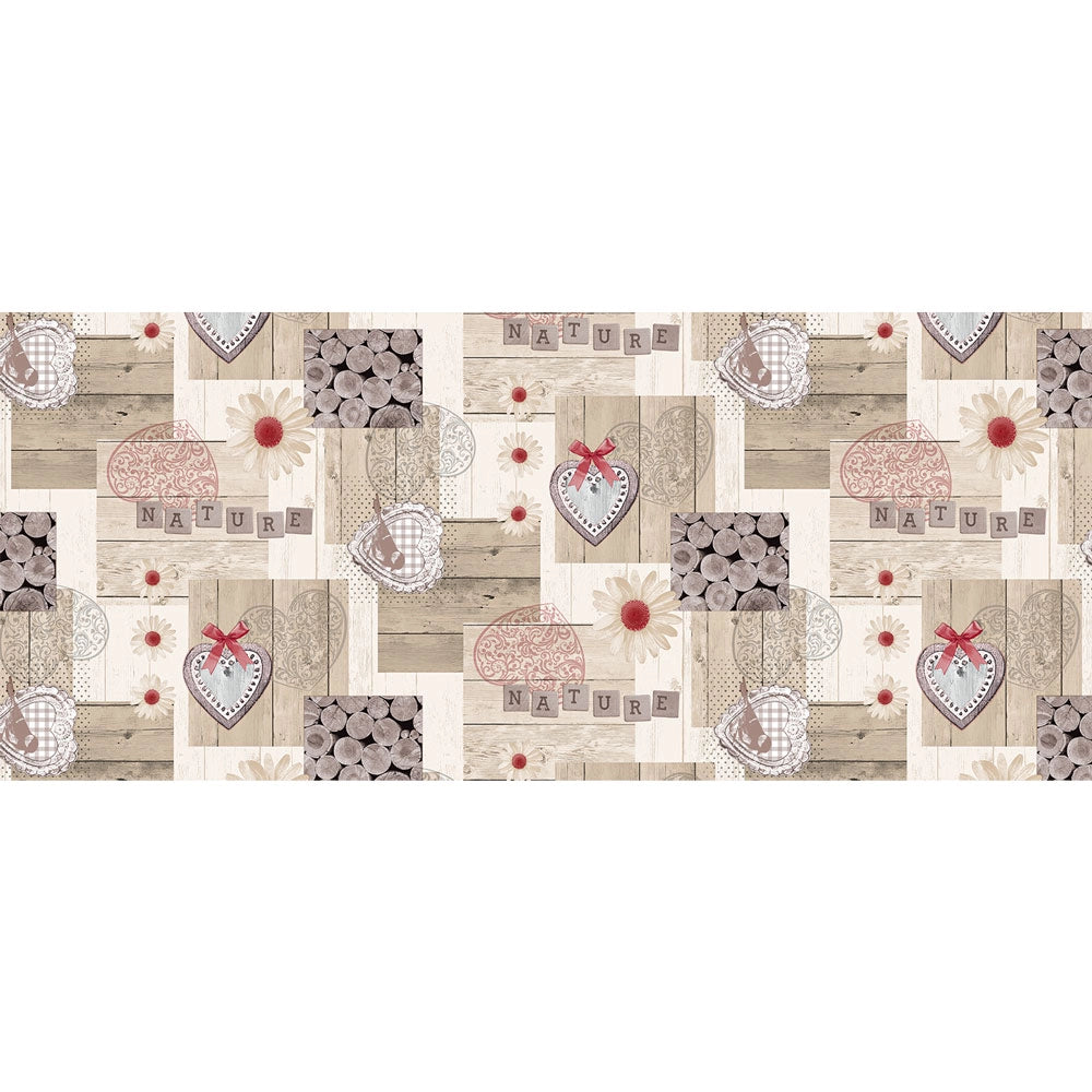 TOVAGLIATO fantasia cuori 'PTEX-R' art. 4E2/03  - BONITA