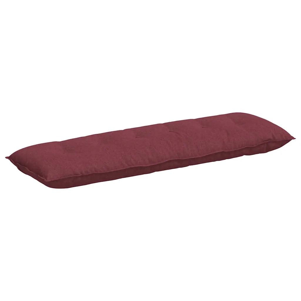 Cuscino per Schiena Rosso Vino 160 x 19 x 50 cm Tessuto 42014876