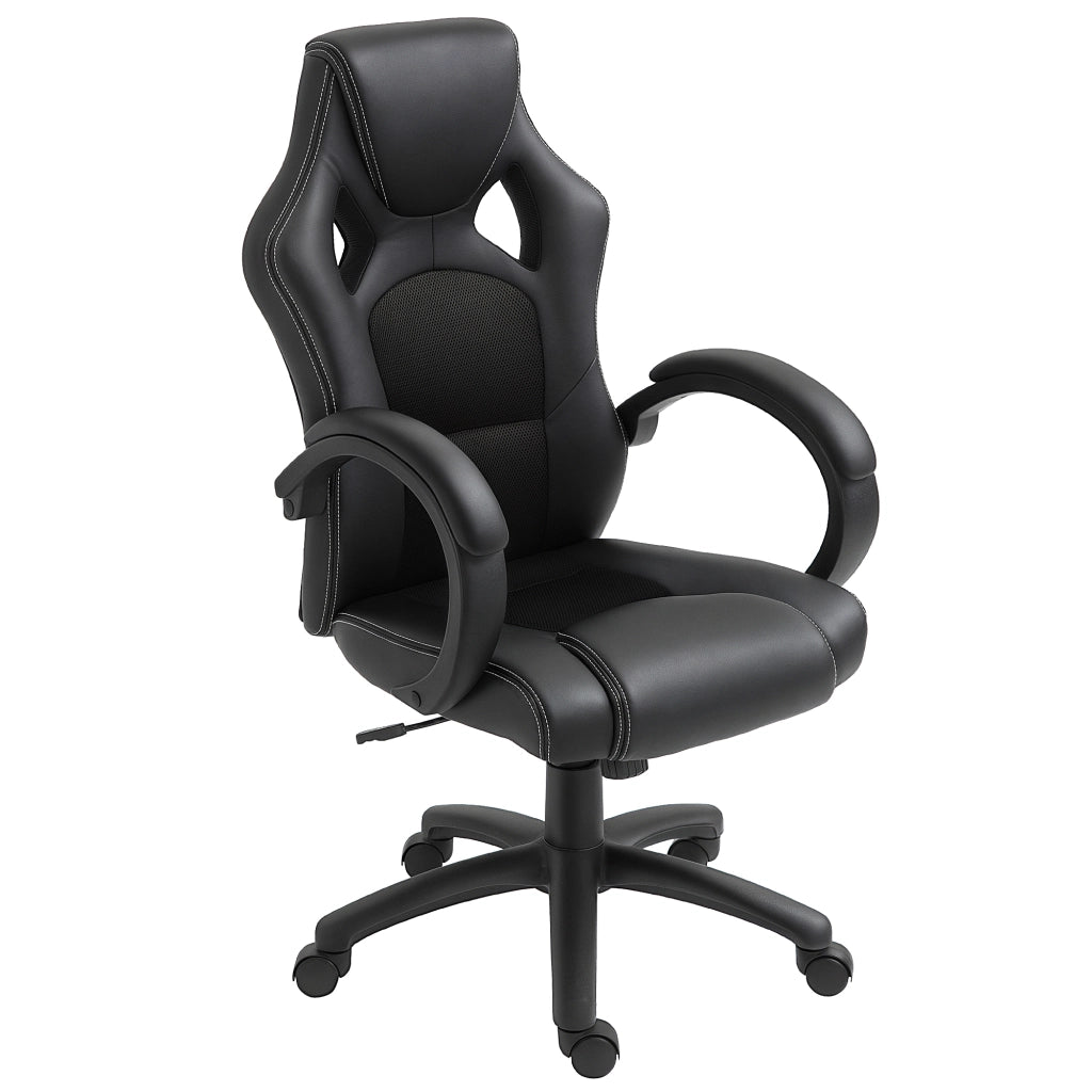 Sedia da Gaming Regolabile e Reclinabile ¨C Zephmum ¨C Nera 71x61x108-118 cm
