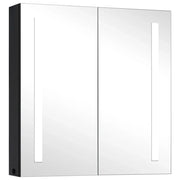 Armadietto Bagno | Armadio da bagno con Specchio e LED 60x14x62 cm