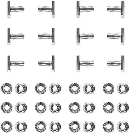 Set di viti M8 x 20 A2-70 - Acciaio inossidabile - Viti a testa femmina M8 - Corrosione resistente - Per moduli PV - Robusto e affidabile - Viti