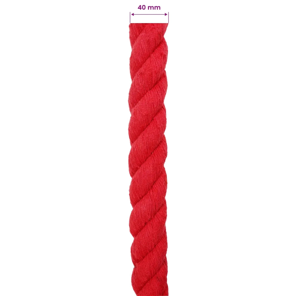 Corda Rosso 4 x 4 x 1000 cm Cotone 42011934