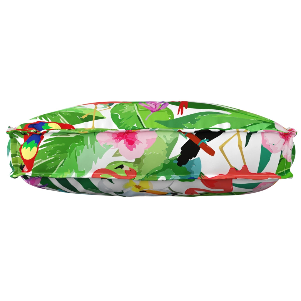 Cuscino per schienale Tropical Jungle 70x40x12 cm in tessuto Oxford