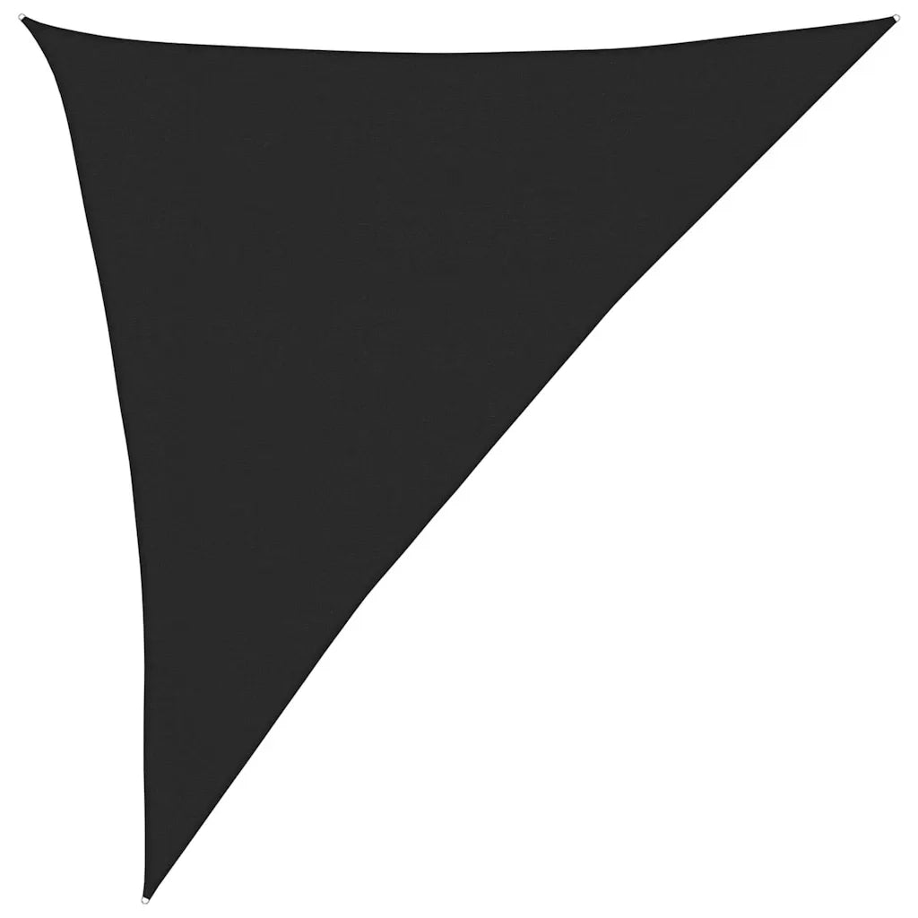Vela Parasole | Telo Ombra | Vela da ombra 160 g/m2 Nera 3x4x5 m in HDPE