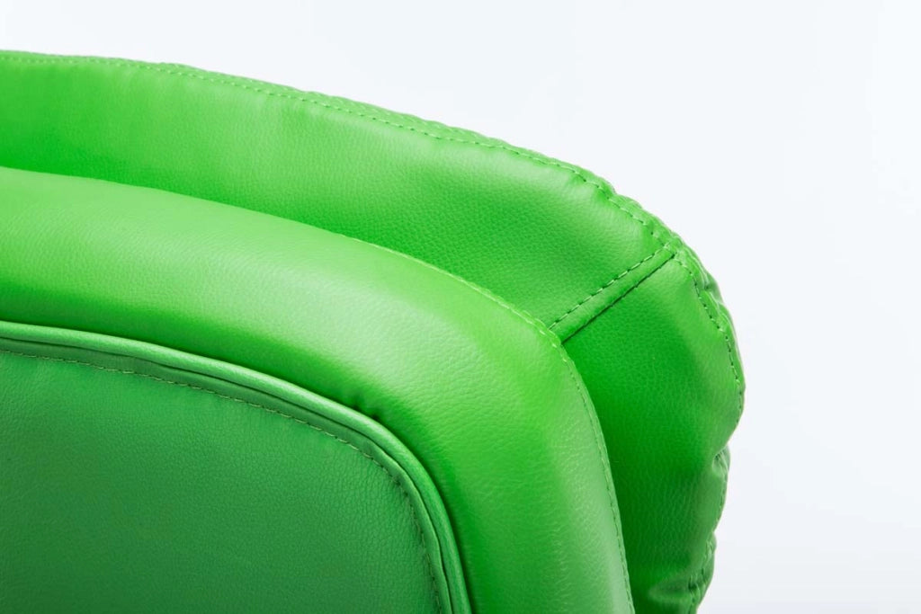 Sedia ufficio XXL Vancouver in similpelle verde