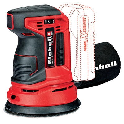 LEVIGATRICE ROTORBITALE BATTERIA TERS18LI EINHELL  VOLT 18 XCHANGE SOLO CORPO MACCHINA