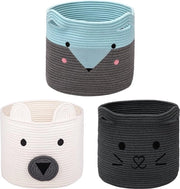 Set di 3 contenitori di archiviazione per bambini, cassetti di archiviazione per giocattoli, ideale per Kallax, cassetti per Kallax, cassetti per abbigliamento, giocattoli, lavatrice, camera dei bambini