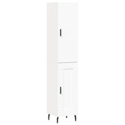 Credenza | Madia | Buffet da pranzo | Armadio da pranzo Bianca 34,5x34x180 cm in Legno Multistrato