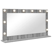 Specchio da Vanit¨¤ Rettangolare Grigio Sonoma 100 x 55 x 18 cm