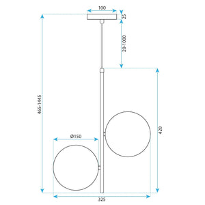 Lampada Gold G118-2cp
