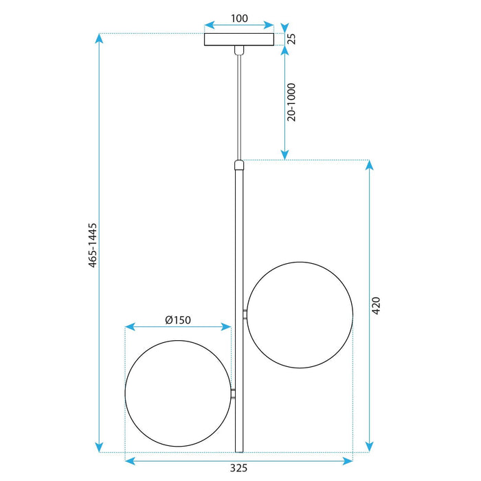 Lampada Gold G118-2cp
