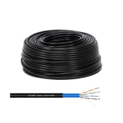 MATASSA LAN VULTECH 100MT. CAT. 5E UTP 24AWG PE+LSZH (SC13802-100) PER ESTERNO COLORE NERO
