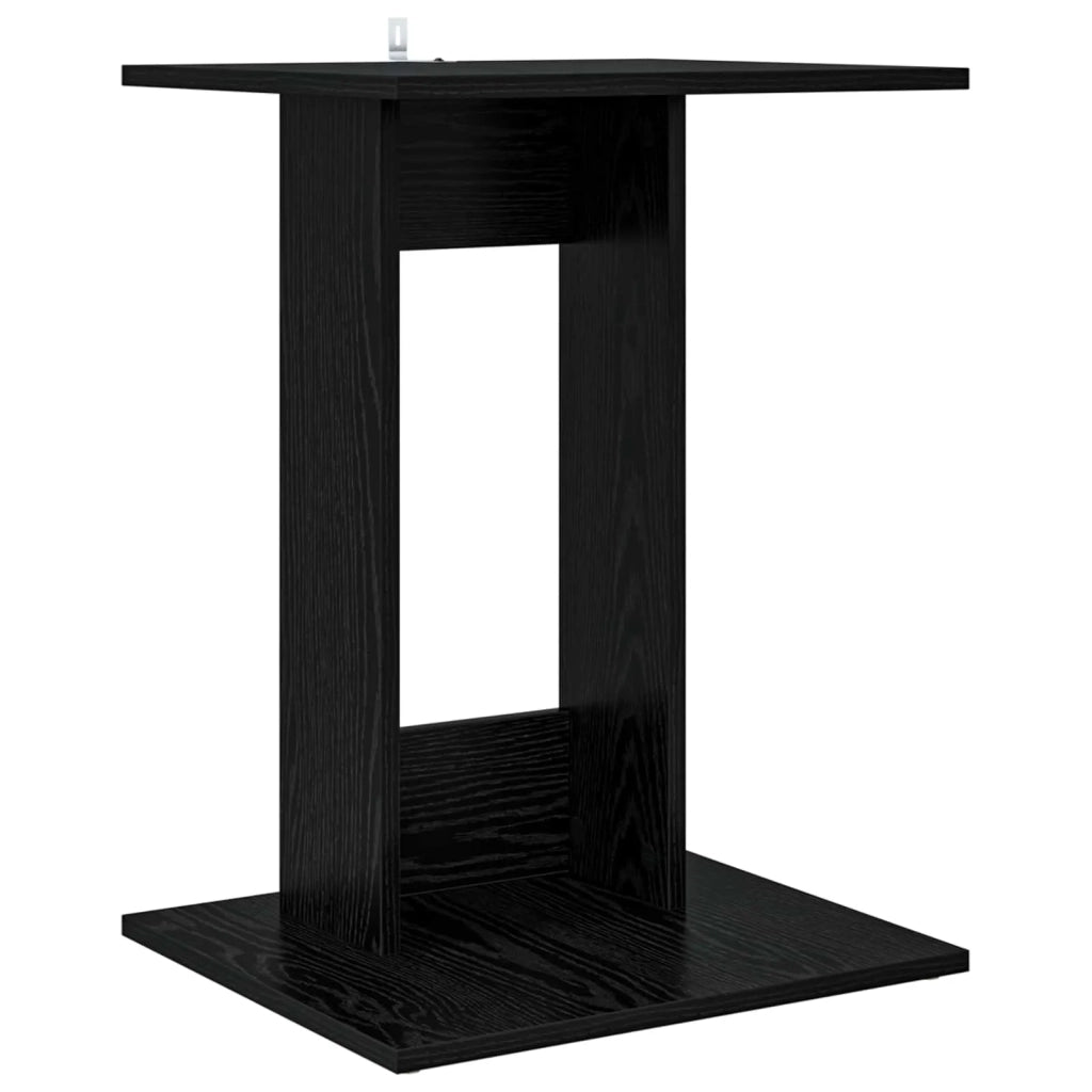 Tavolo laterale Rovere Nero 45 x 40 x 62,5 cm Legno multistrato
