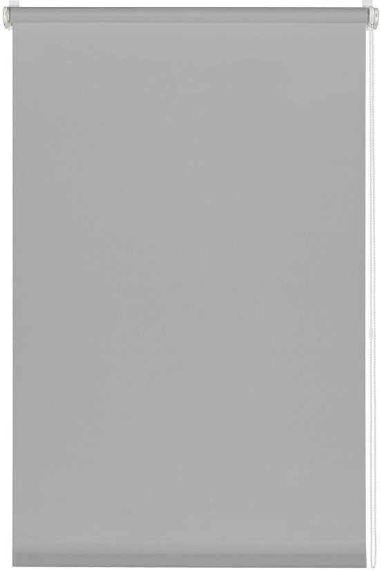 Rolgordino Transparente - Senza Forare - Rolgordino con Viti - 85 x 150 cm - Grigio chiaro - Protezione dalla Luce Naturale - Decorazione per Finestre