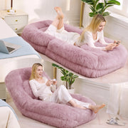 Poltrona Gaming da Terra ¨C MINIMAL ¨C Rosa, Tessuto Peluche, Regolabile 5 Livelli