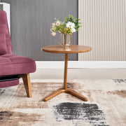 Tavolino Rotondo in Legno Massello per Salotto ¨C MINIMAL ¨C Design Moderno