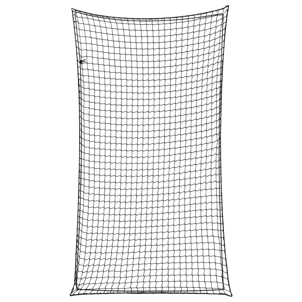 Rete per rimorchio telo di fissaggio del carico portapacchi con corda elastica 2,7 x 1,5 m PP nero 02_0042186