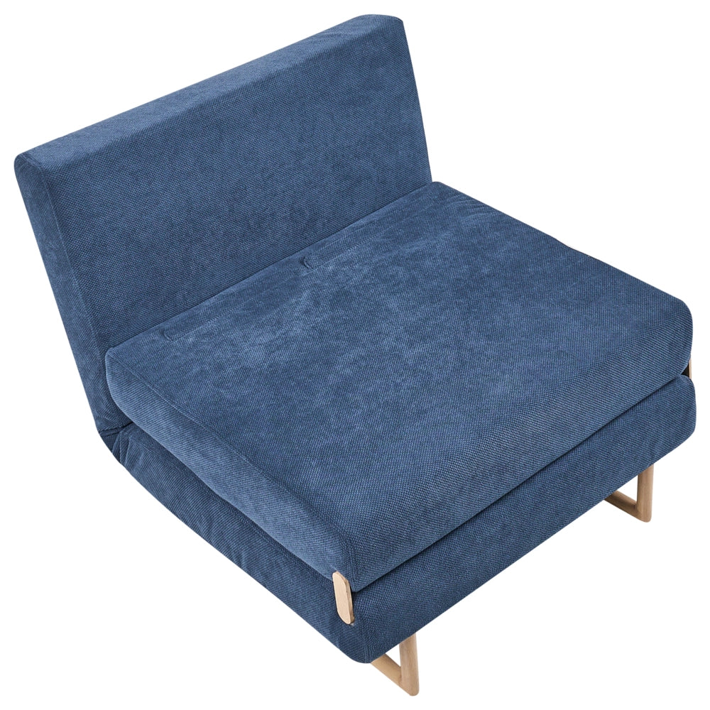 Divano letto singolo per 1 persona Pieghevole blu pieghevole camera ospiti