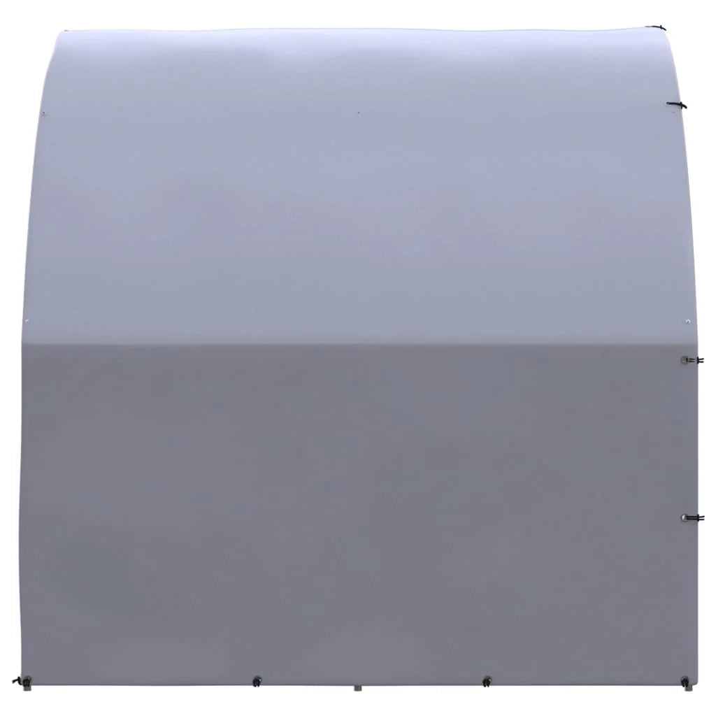 Pollaio recinto per polli da esterno 3 x 20 x 2 m acciaio zincato argento 02_0044007
