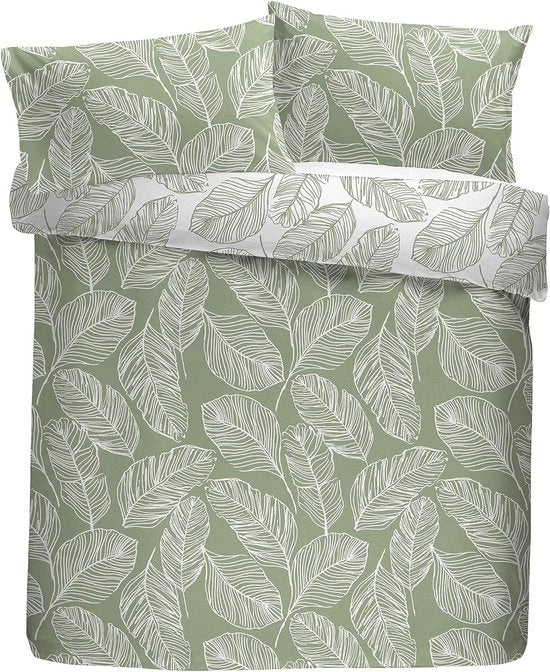 Set di coperte per letto king size in verde, 3 pezzi, misura 230x220 cm