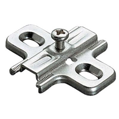 BASETTA CERNIERA INCASSO B2V3H SALICE - ACC NICH H.MM 3 MM 37X32- 10 pezzi