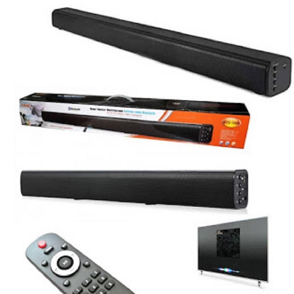 Trade Shop - Sound Bar Sistema Audio Bluetooth Home Theater Multifunzione 40w Telecomando Bl6868 -