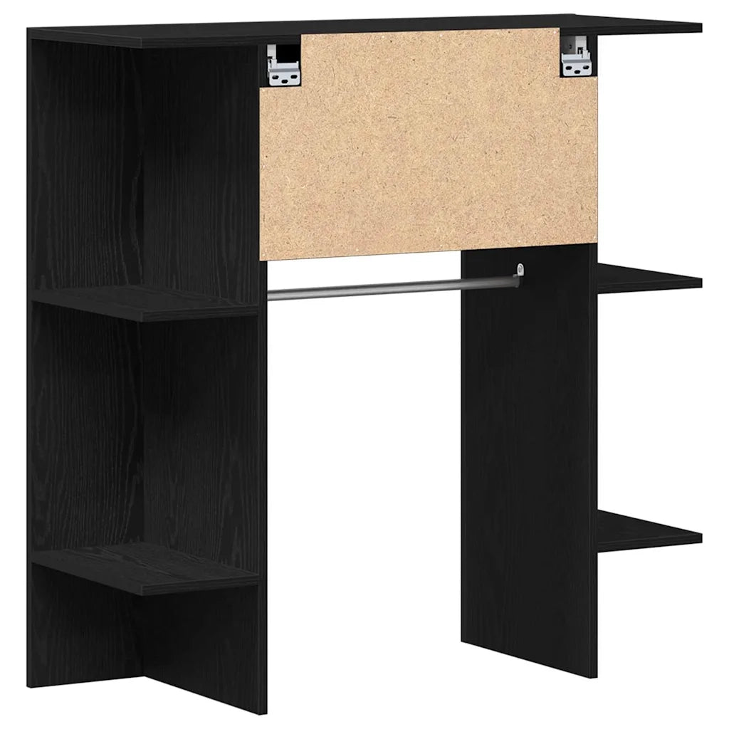 Armadio per corridoio con porta Rovere Nero 97,5 x 37 x 99 cm 862791