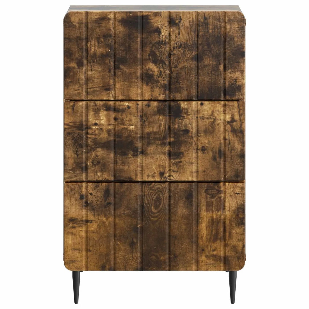 Armadio da Notte con cassetto Rovere Fumo 43x 41 x 68 cm 894330