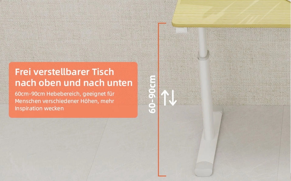 Scrivania Regolabile in Altezza per Studio e Ufficio – Design Compatto e Multifunzionale
