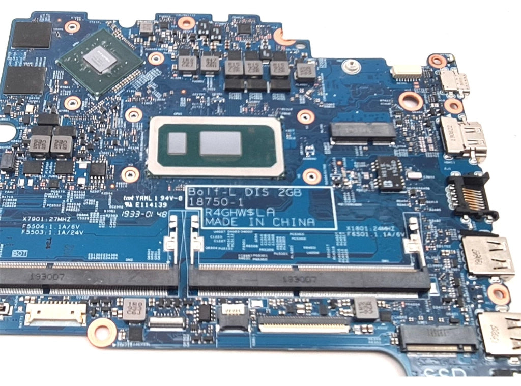 Scheda Madre Dell Latitude 3500 Intel i7 8a Gen GPU Nvidia MX130 2GB Solo Motherboard - Usato