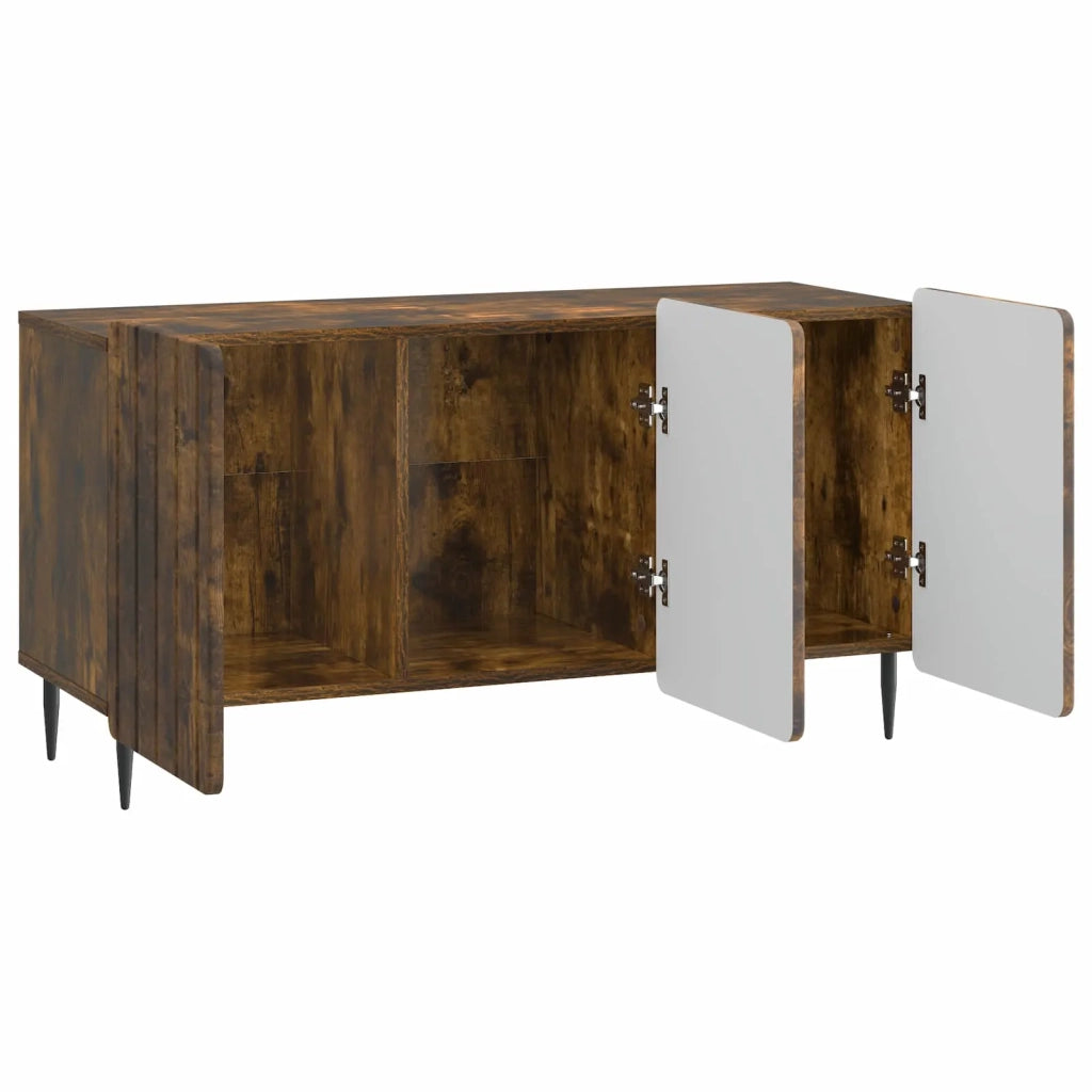 Mobile TV Rovere Fumo 99 x 34,5 x 52 cm Legno ingegnerizzato 894490