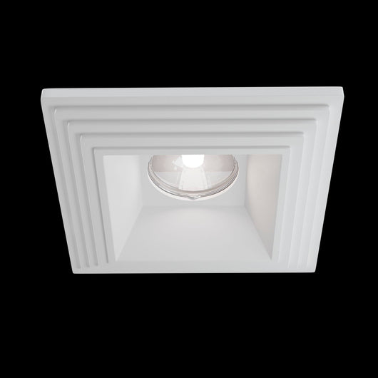 Faretto da incasso Downlight in Gesso Gyps Modern Bianco