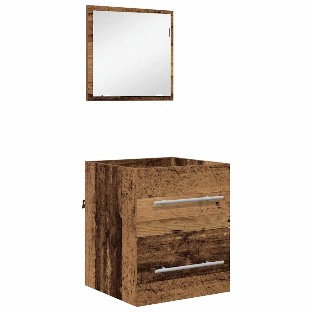 Set di mobili per il bagno Marrone 41 x 38,5 x 48 cm 875692