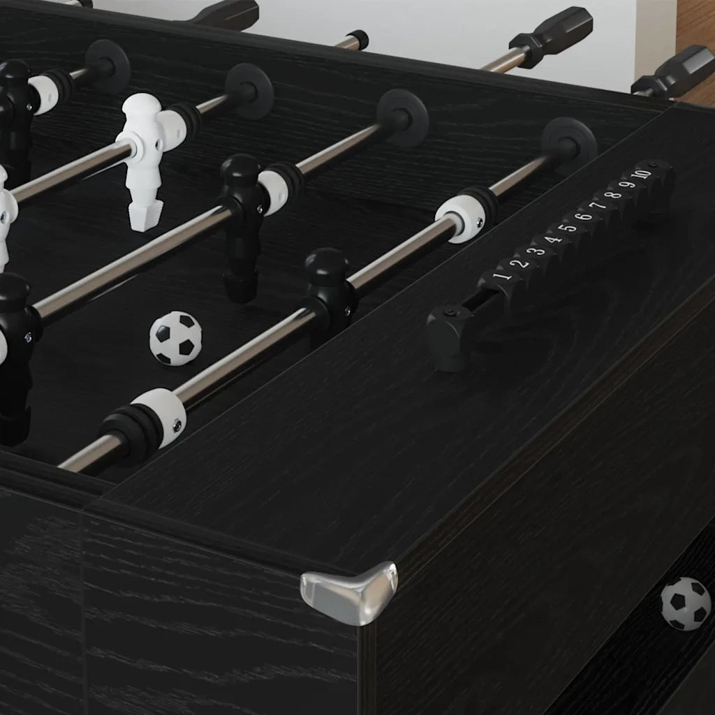 Tavolo da Foosball Rovere Nero 146,5 x 74 x 85 cm CFW3082440
