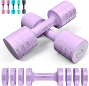 Set di manubri regolabili per allenamento in casa con peso complessivo 45 kg