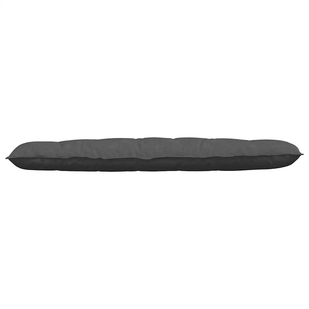 Cuscino per Schiena Grigio scuro 180 x 50 cm Tessuto in Cords 42014952