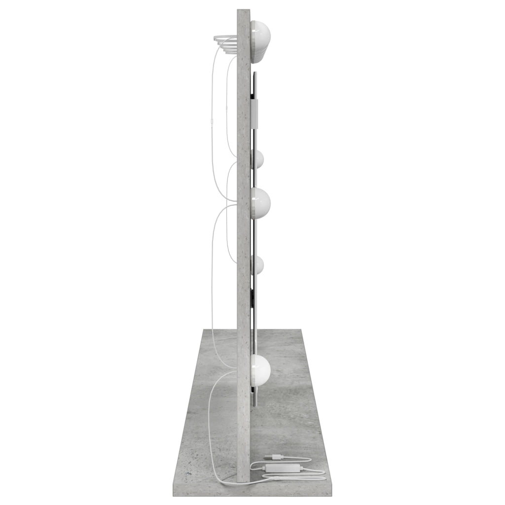 Specchio da Toeletta Grigio cemento Cemento 100 x 55 x 18 cm