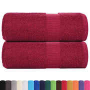 Asciugamani FROGN 2 pz Bordeaux 30x30 cm 360 g/m² 136728