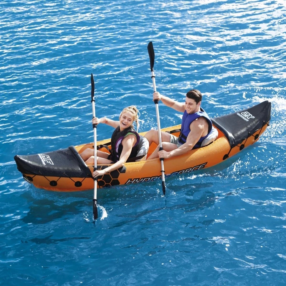 Trade Shop - Coppia Remi Pagaia Asta In Alluminio Raccordi Pale Per Gommone Da 145/218 Cm 62064 -