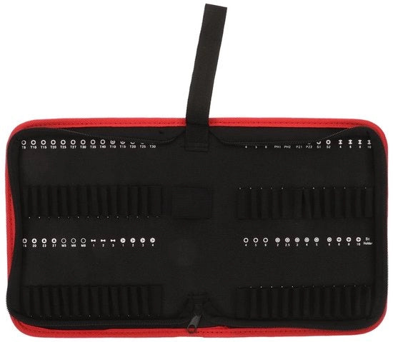 Organizzatore portatile per attrezzi - 22,8 x 22,8 x 22,8 cm - organizzatore per trapani - adatto per scocchi di trapano da 13 mm