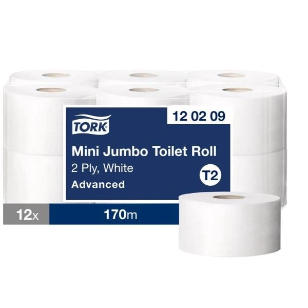 Cf12 tork carta igienica mini jumbo - 120209