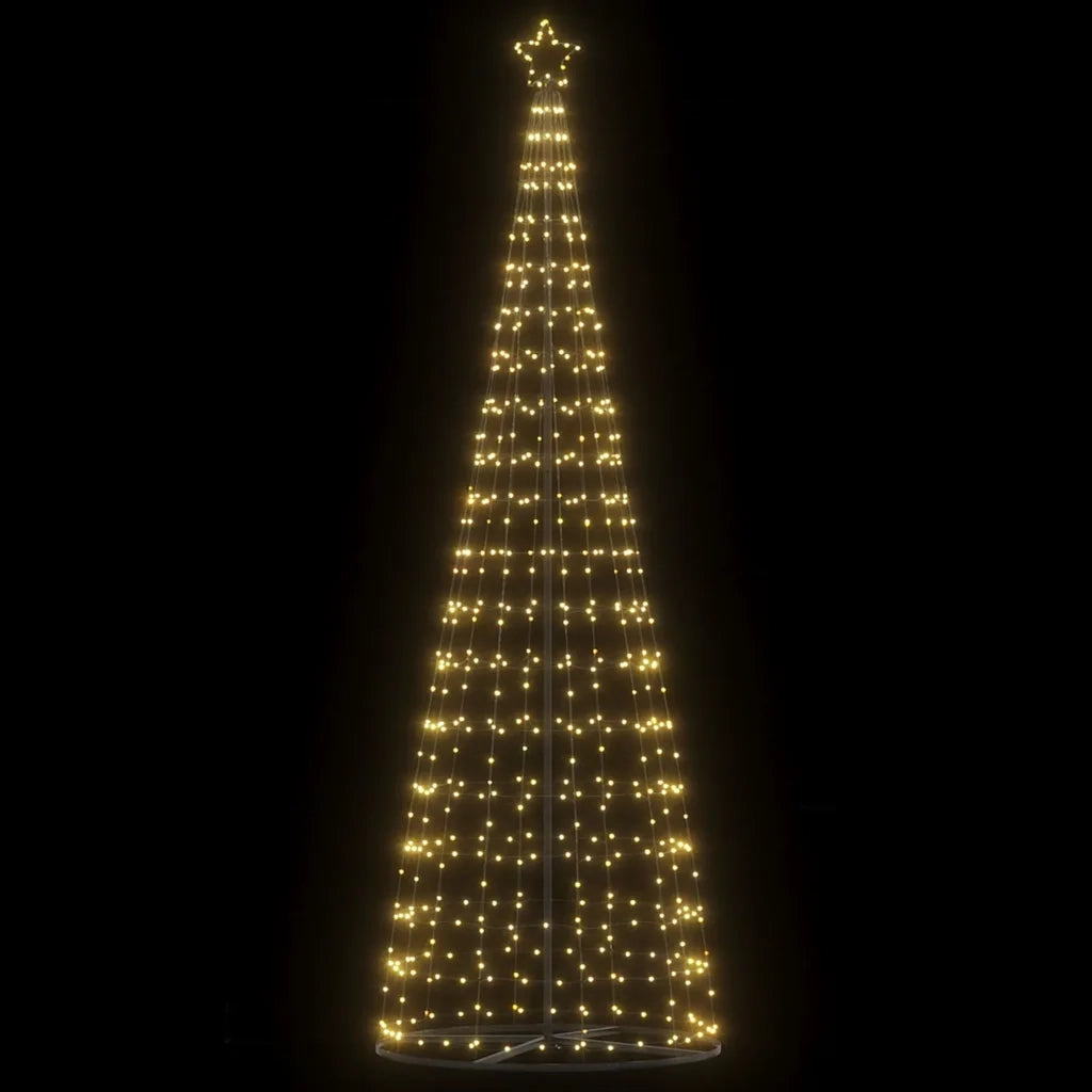 Albero di Natale a LED 550 LED Bianco Caldo 300 cm 4016452