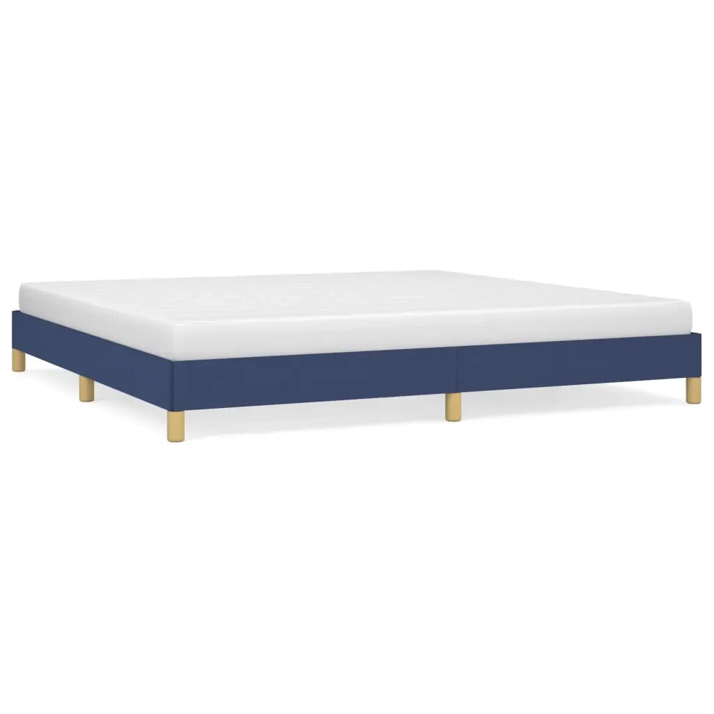 Giroletto senza Materasso Blu 200x200 cm in Tessuto 346848
