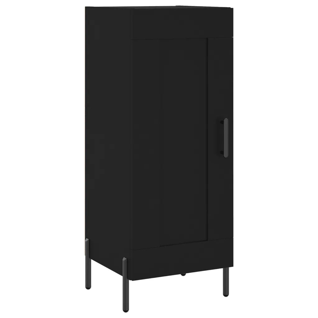 Credenza Nero 34,5x34x90 cm in Legno Multistrato 830453
