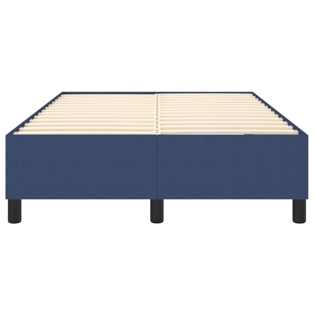 Struttura Letto a Rete a Molle Blu 120x200 cm in Tessuto 3120852